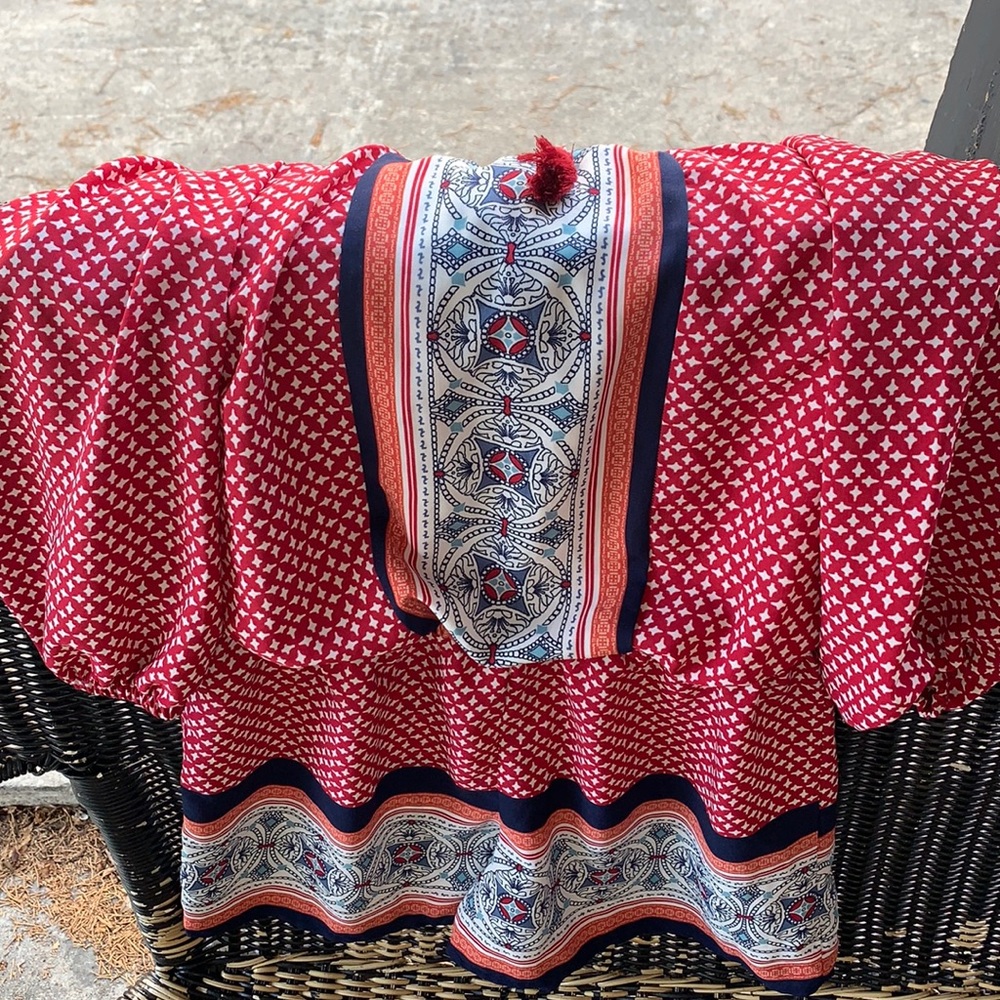 One piece jumper size large, fits like a medium